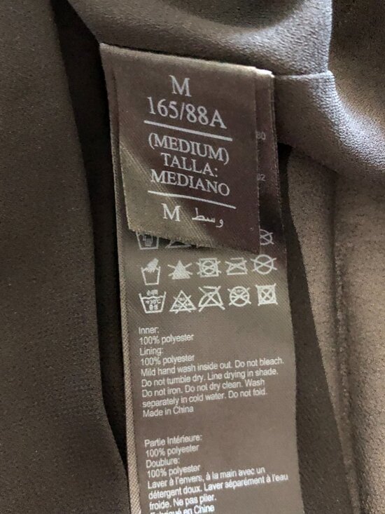 All Saints Lerin Women Black Asymmetric Midi Maxi Dress Size M Pleated Metallic - Picture 9 of 14